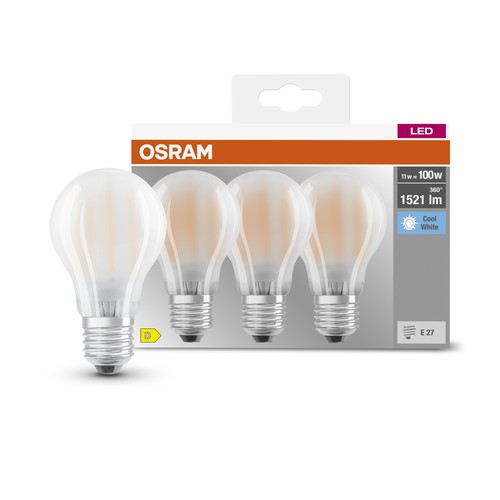 Osram led lampe e27 - 3x,