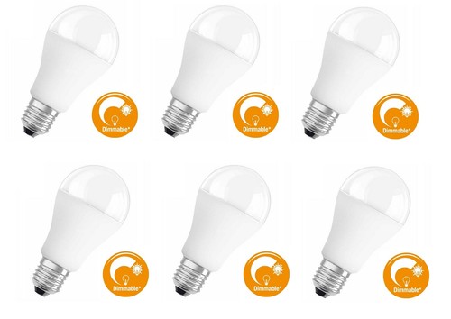 Osram led glühlampe e27 - 6x,