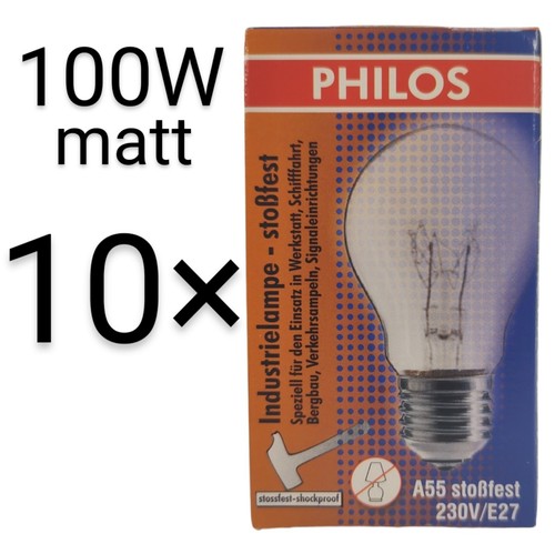 10x glühbirne 100w - 100w, e27