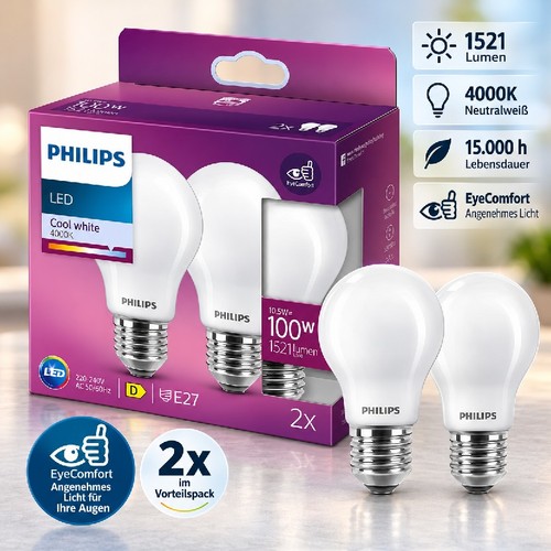 Set philips e27 led - philips, lampe