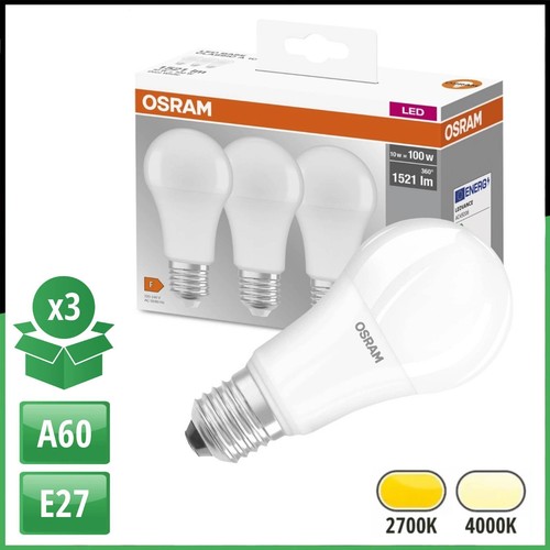 Osram led leuchtmittel - 3x, e27