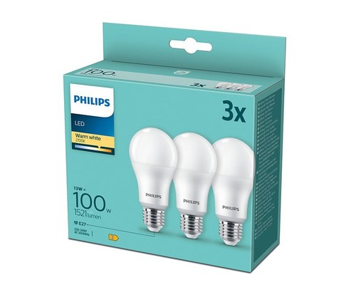 Set philips e27 - led, lampe
