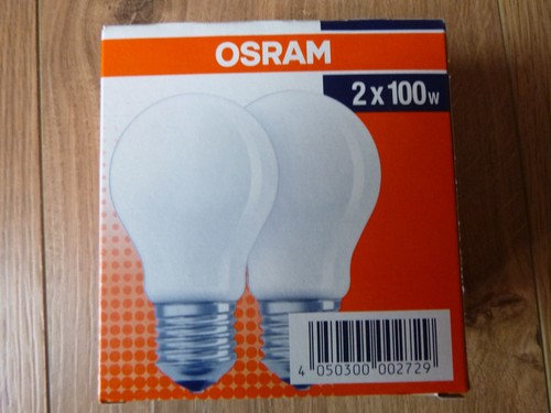 Osram classic e27 - 100w, matt