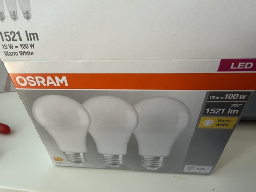 Pack osram base e27 - er, led