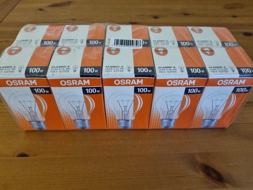 10x osram glühbirnen 100watt - osram,